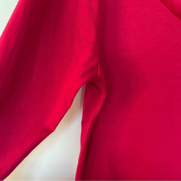 Carolyn Taylor Pink Swoop Neck Top Women’s Size Large - Picture 7 of 9